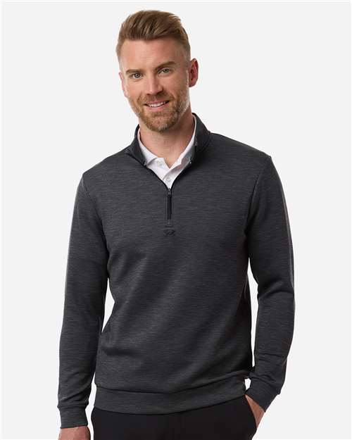 Under Armour Men's Drive Midlayer Quarter-Zip Pullover - 1387124 Black- Black