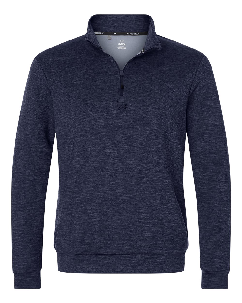 Under Armour Men's Drive Midlayer Quarter-Zip Pullover - 1387124 Midnight Navy- Midnight Navy