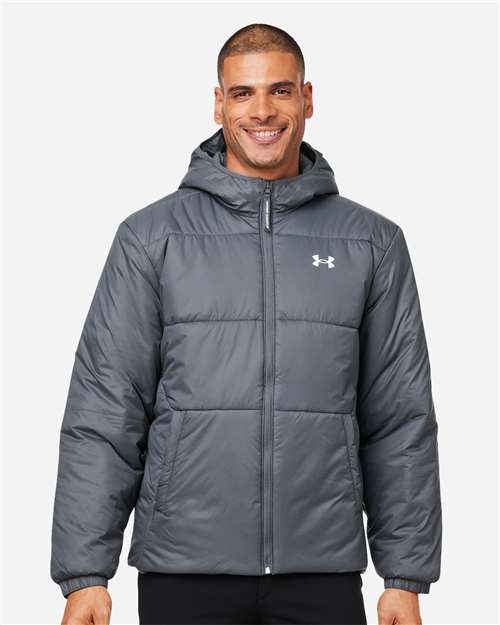Under Armour Men's LW Insulated Jacket - 1389182 Castlerock- White