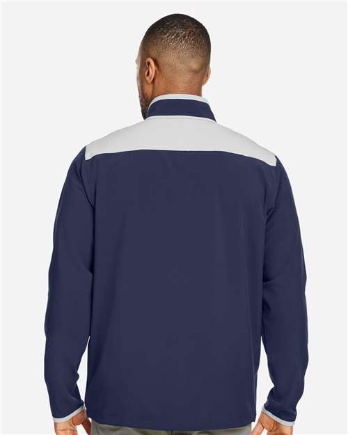 Under Armour Men's Motivate 3.0 Quarter-Zip Pullover - 1389611 Midnight Navy- White