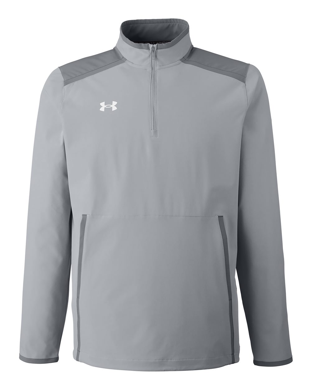 Under Armour Men's Motivate 3.0 Quarter-Zip Pullover - 1389611 Mod Grey- White