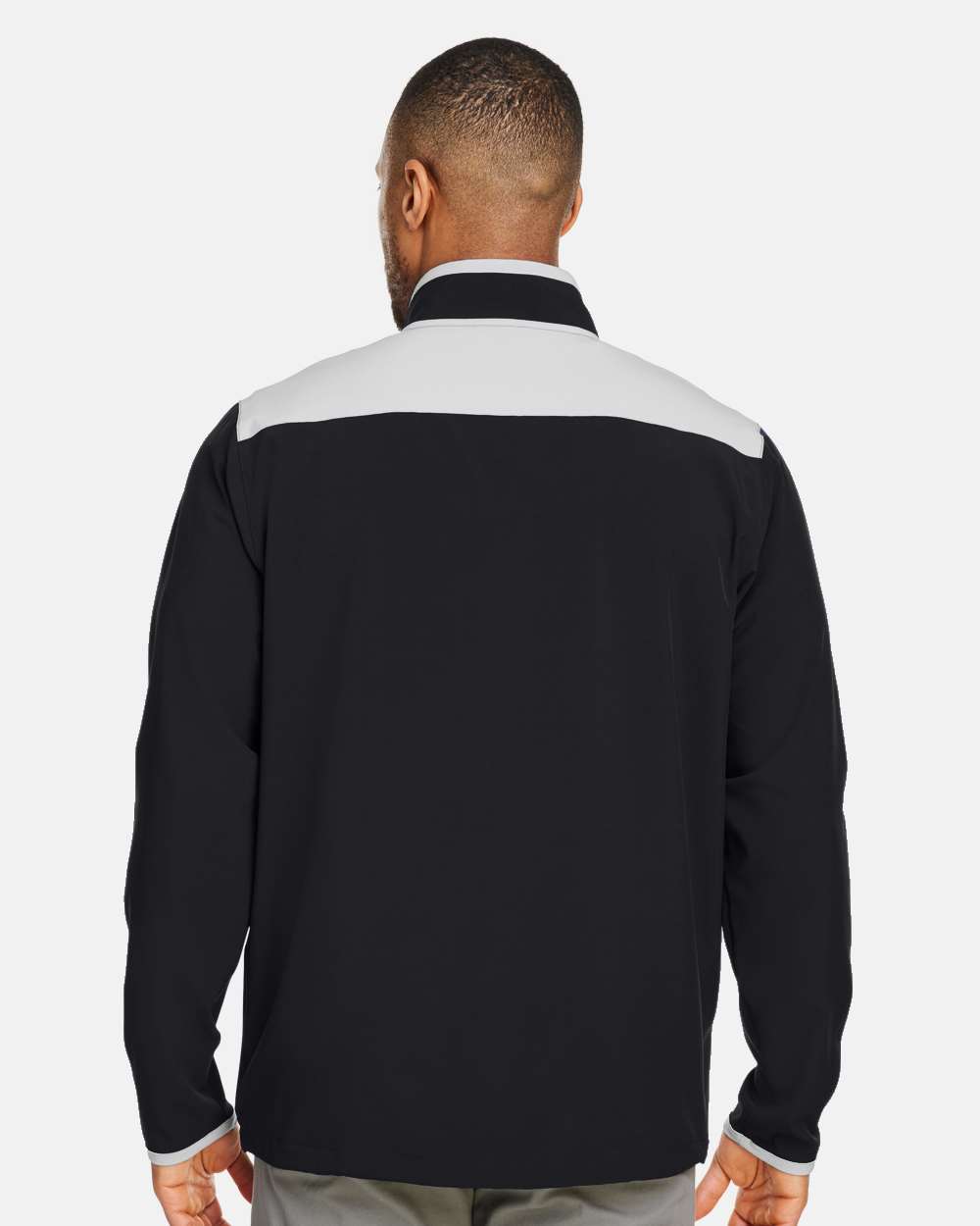 Under Armour Men's Motivate 3.0 Quarter-Zip Pullover - 1389611 Black- Mod Grey- White