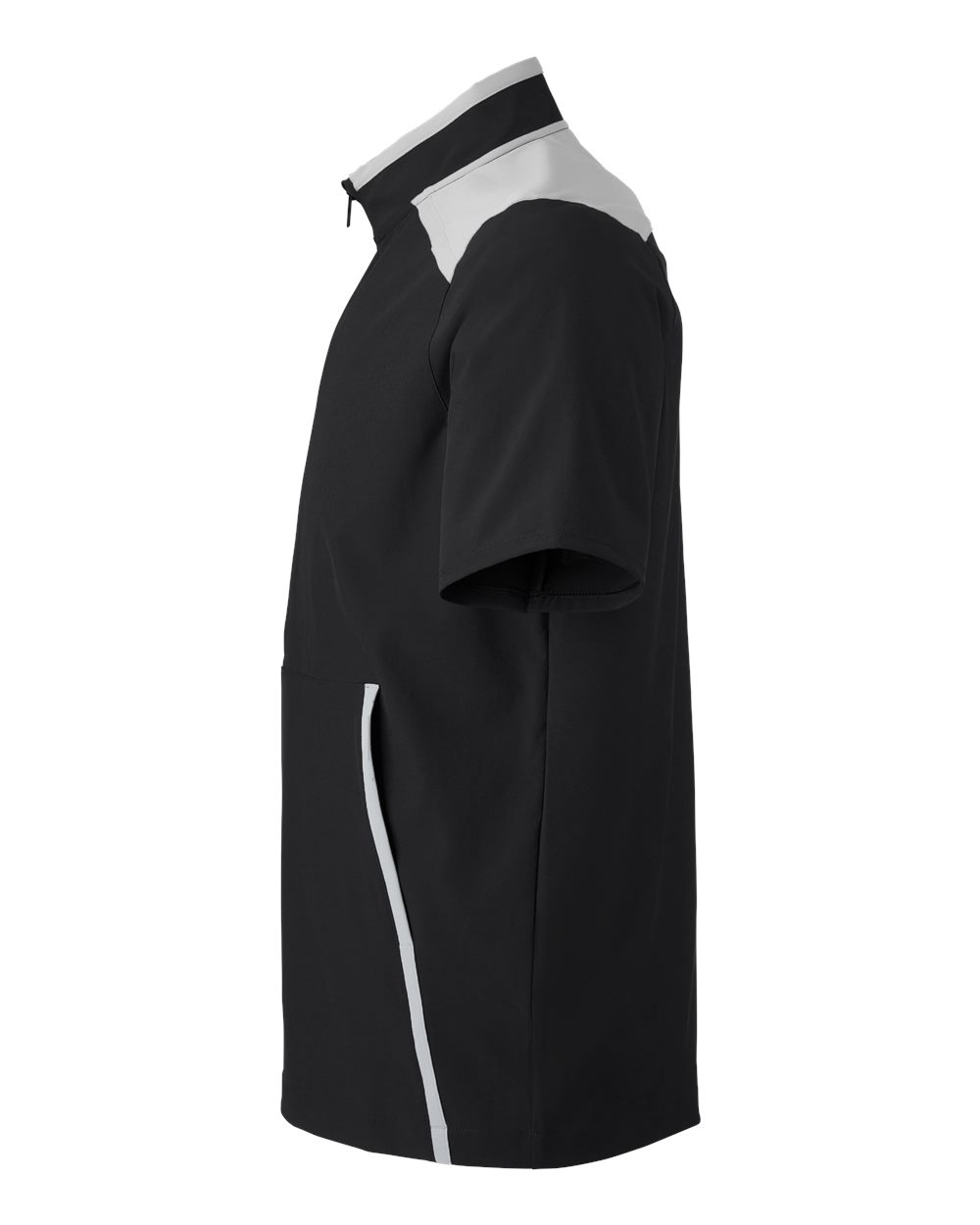 Under Armour Men's Motivate 3.0 Short Sleeve Half-Zip - 1389612 Black- Mod Grey- White