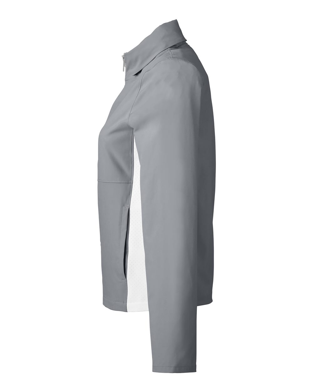 Under Armour Women's Rival Stretch Jacket - 1389661 Mod Grey- White