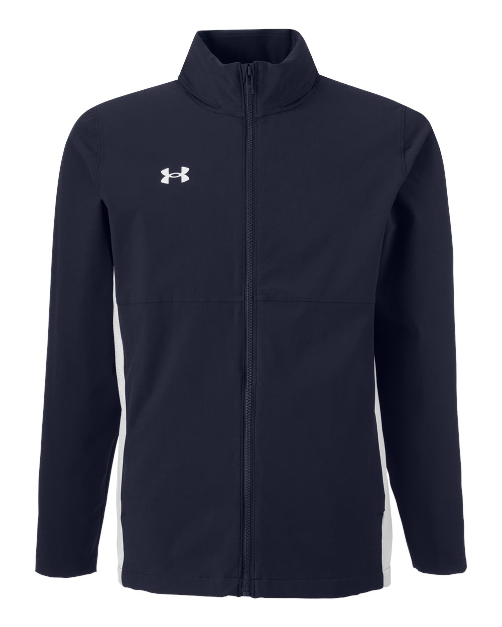 Under Armour Men's Rival Stretch Jacket - 1390159 Midnight Navy- White
