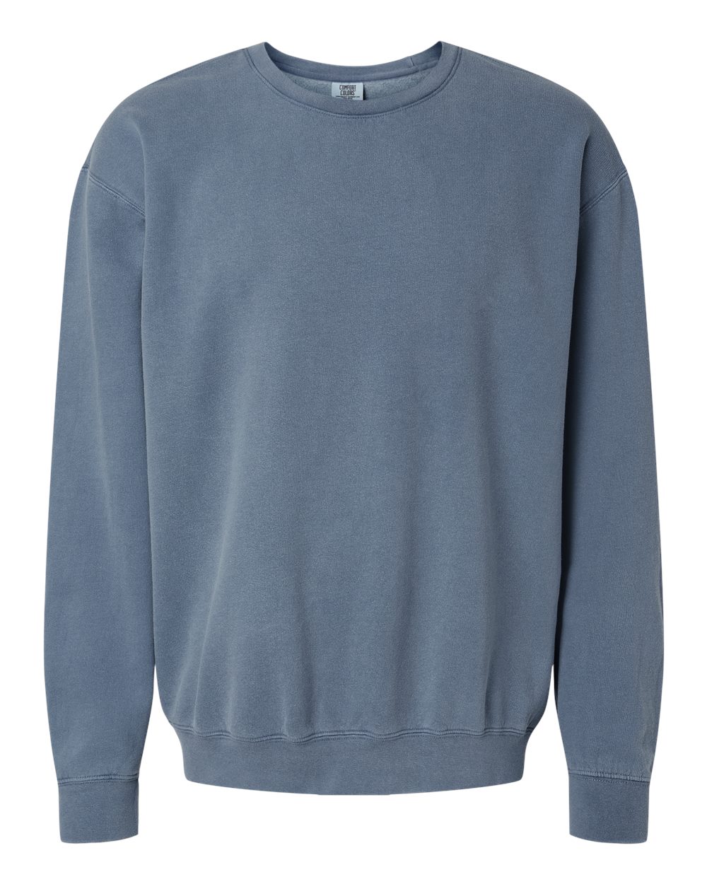 Comfort Colors Unisex Garment-Dyed Lightweight Fleece Crewneck Sweatshirt - 1466 - 1466C Blue Jean