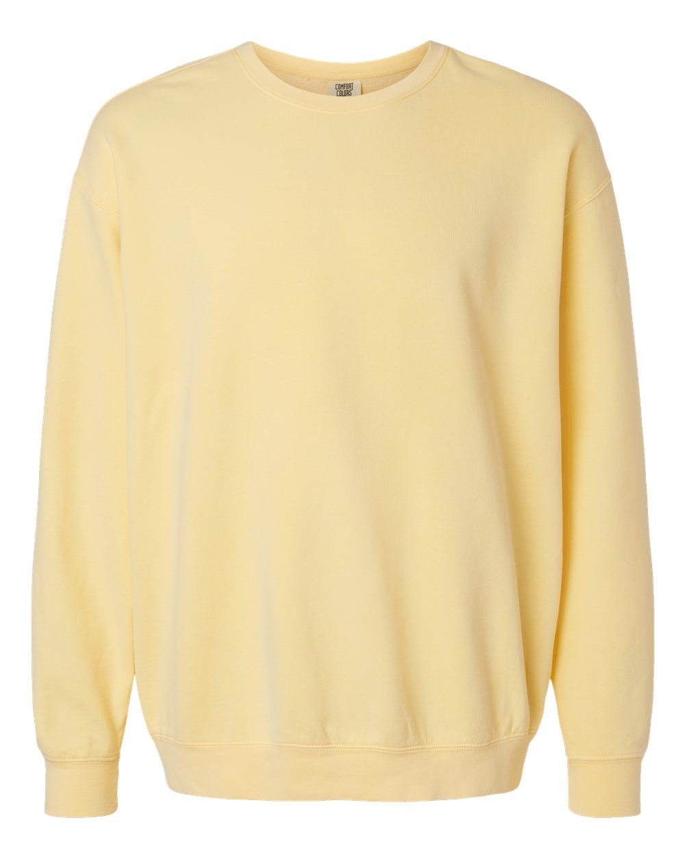Comfort Colors Unisex Garment-Dyed Lightweight Fleece Crewneck Sweatshirt - 1466 - 1466C Butter