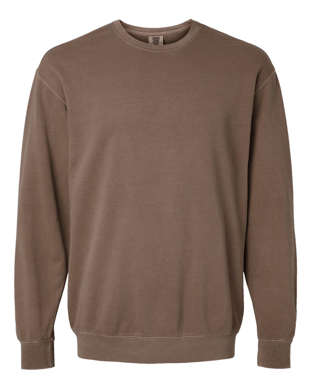 Comfort Colors Unisex Garment-Dyed Lightweight Fleece Crewneck Sweatshirt - 1466 - 1466C Espresso