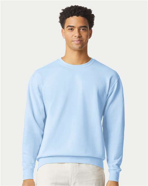 Comfort Colors Unisex Garment-Dyed Lightweight Fleece Crewneck Sweatshirt - 1466 - 1466C Hydrangea