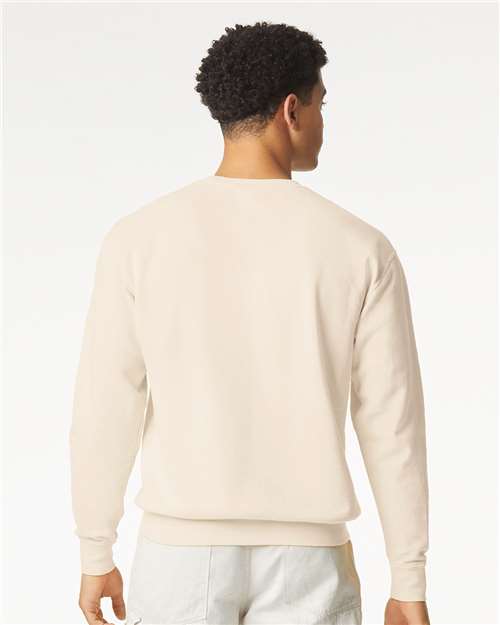 Comfort Colors Unisex Garment-Dyed Lightweight Fleece Crewneck Sweatshirt - 1466 - 1466C Ivory