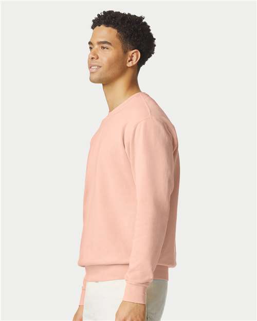 Comfort Colors Unisex Garment-Dyed Lightweight Fleece Crewneck Sweatshirt - 1466 - 1466C Peachy