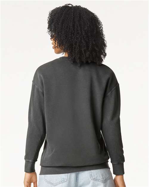 Comfort Colors Unisex Garment-Dyed Lightweight Fleece Crewneck Sweatshirt - 1466 - 1466C Pepper