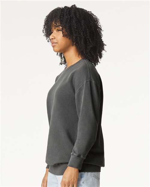 Comfort Colors Unisex Garment-Dyed Lightweight Fleece Crewneck Sweatshirt - 1466 - 1466C Pepper