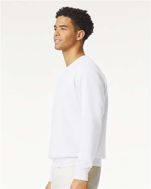 Comfort Colors Unisex Garment-Dyed Lightweight Crewneck Sweatshirt - 1466 - 1466C White