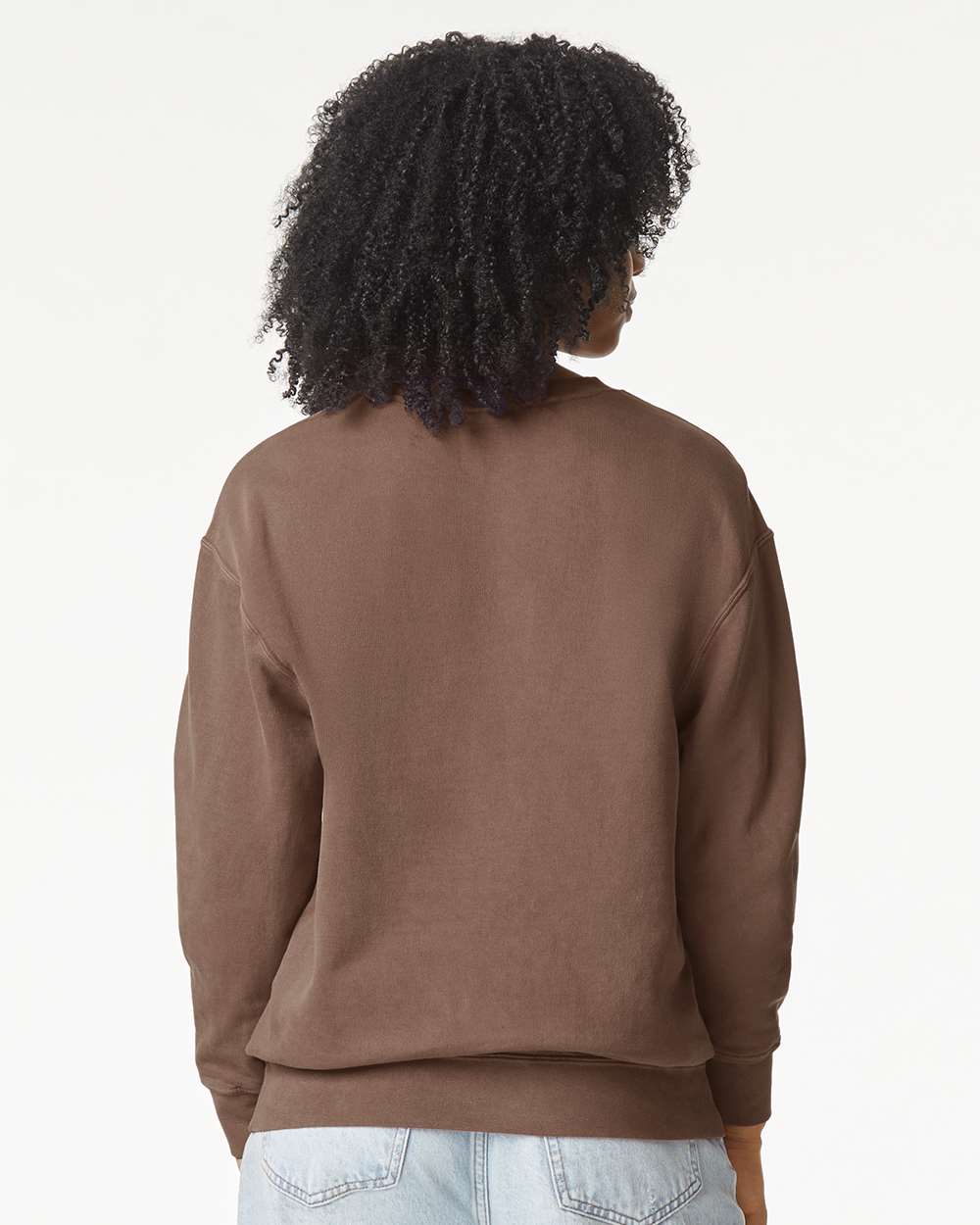 Comfort Colors Unisex Garment-Dyed Lightweight Crewneck Sweatshirt - 1466 - 1466C Espresso