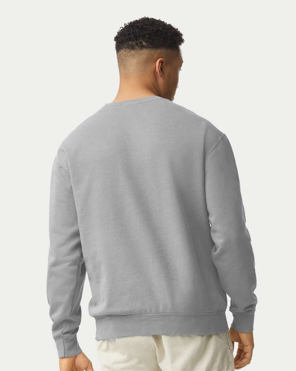 Comfort Colors Unisex Garment-Dyed Lightweight Crewneck Sweatshirt - 1466 - 1466C Grey