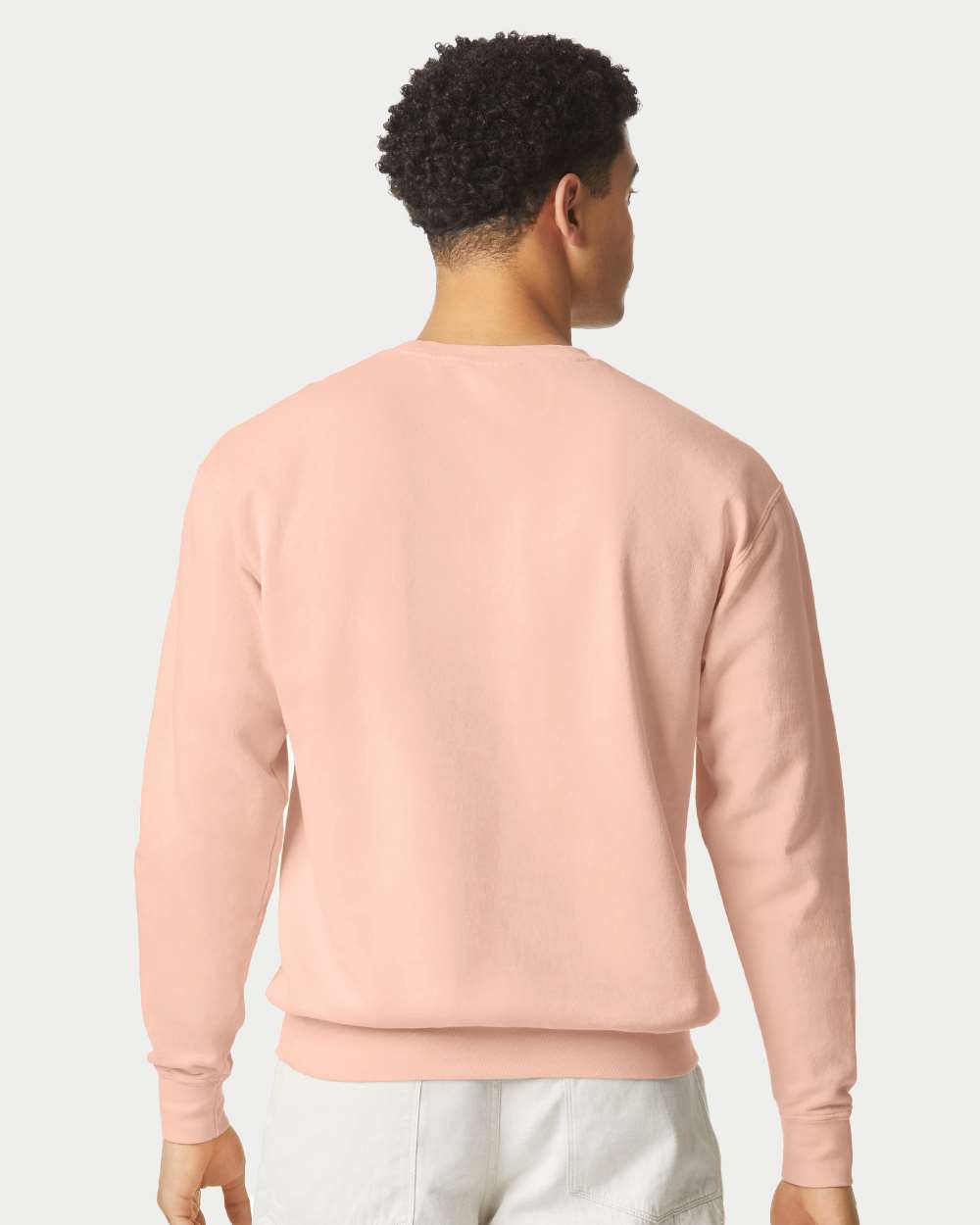 Comfort Colors Unisex Garment-Dyed Lightweight Crewneck Sweatshirt - 1466 - 1466C Peachy