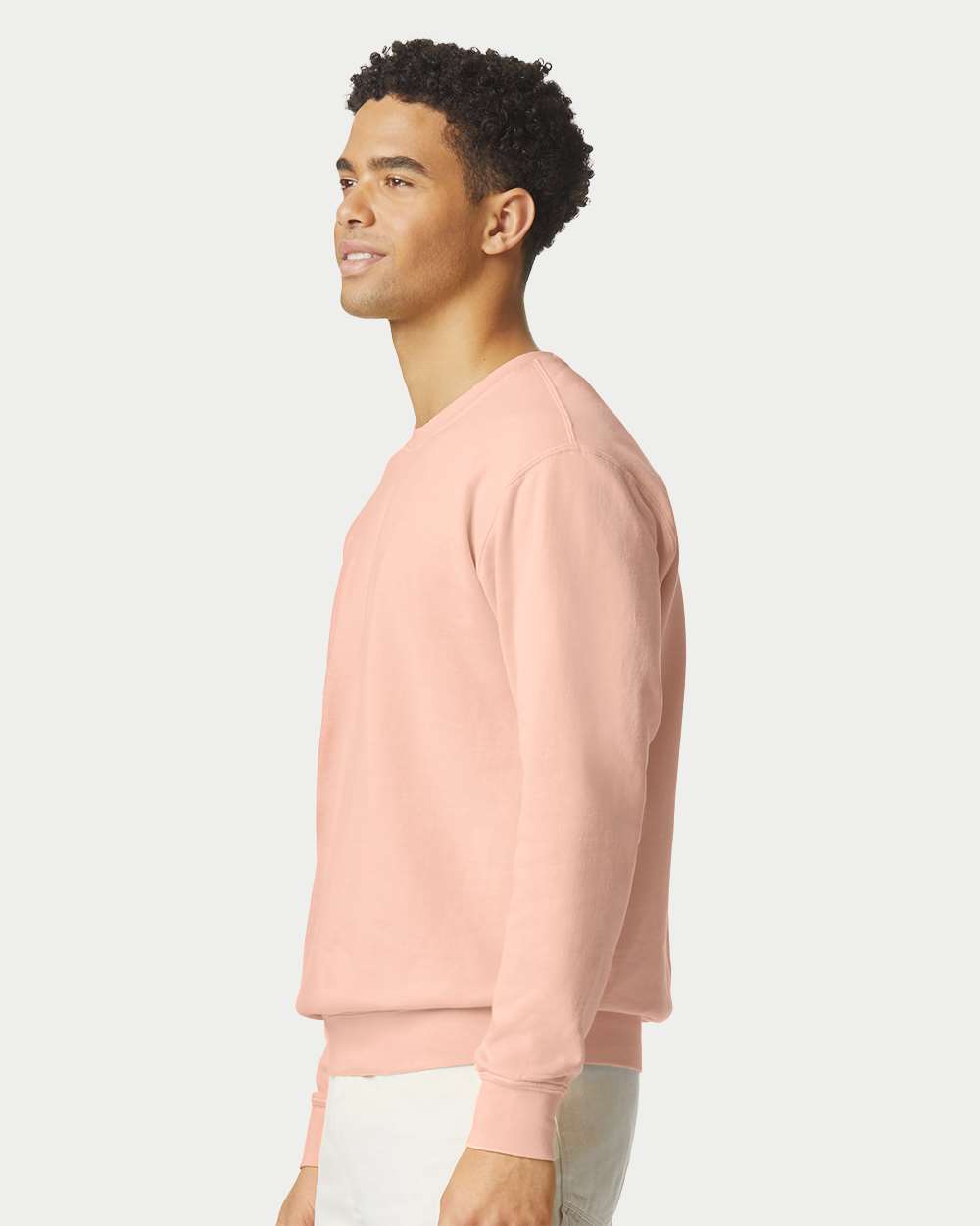 Comfort Colors Unisex Garment-Dyed Lightweight Crewneck Sweatshirt - 1466 - 1466C Peachy