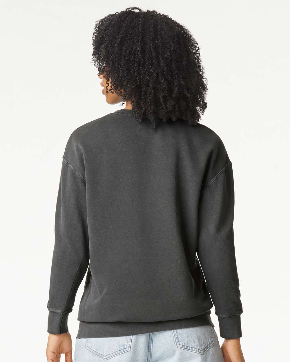 Comfort Colors Unisex Garment-Dyed Lightweight Crewneck Sweatshirt - 1466 - 1466C Pepper