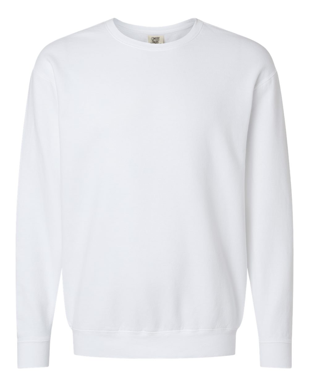 Comfort Colors Unisex Garment-Dyed Lightweight Crewneck Sweatshirt - 1466 - 1466C White