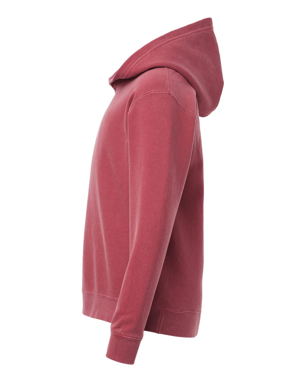Comfort Colors Youth Garment-Dyed Lightweight Fleece Hooded Sweatshirt - 1467Y Crimson