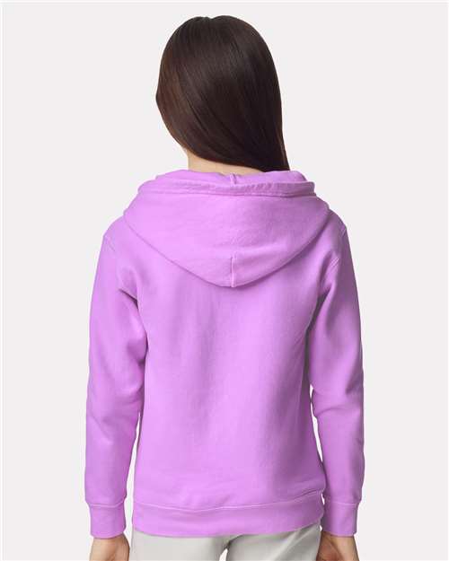 Comfort Colors Youth Garment-Dyed Lightweight Fleece Hooded Sweatshirt - 1467Y Neon Violet