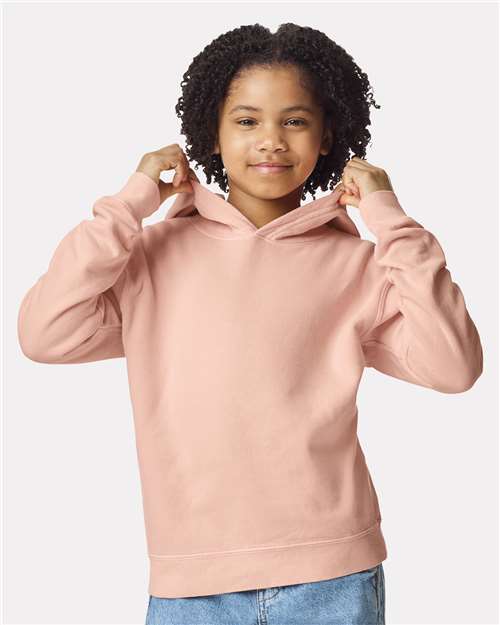 Comfort Colors Youth Garment-Dyed Lightweight Fleece Hooded Sweatshirt - 1467Y Peachy