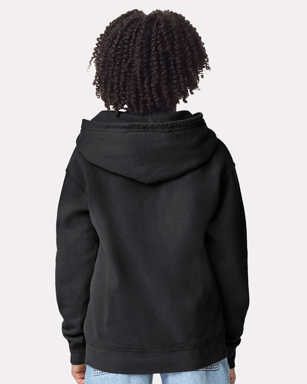 Comfort Colors Youth Garment-Dyed Lightweight Hooded Sweatshirt - 1467Y Black