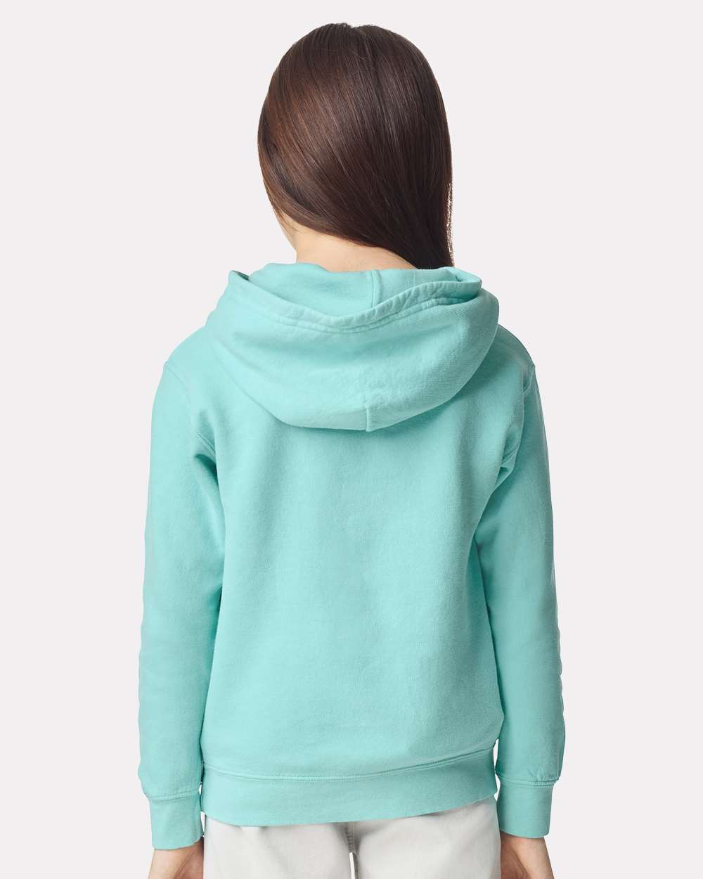 Comfort Colors Youth Garment-Dyed Lightweight Hooded Sweatshirt - 1467Y Chalky Mint