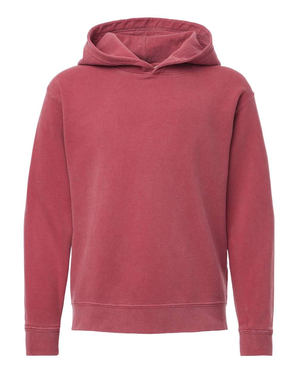 Comfort Colors Youth Garment-Dyed Lightweight Hooded Sweatshirt - 1467Y Crimson
