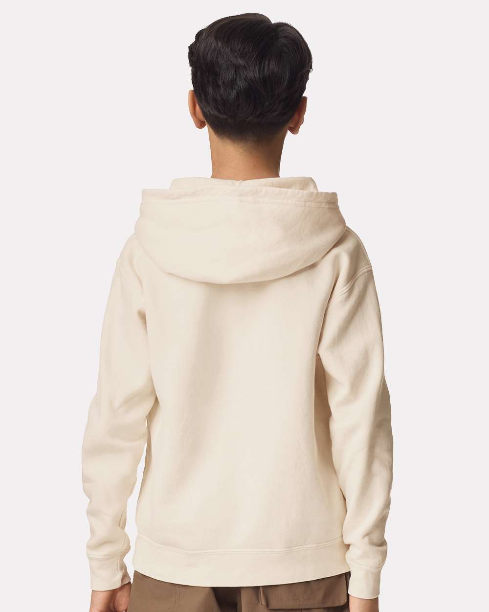 Comfort Colors Youth Garment-Dyed Lightweight Hooded Sweatshirt - 1467Y Ivory