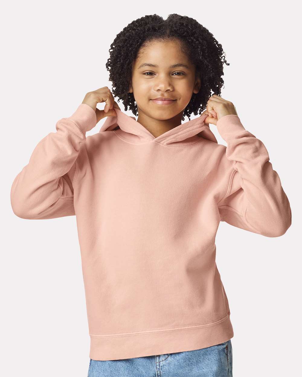 Comfort Colors Youth Garment-Dyed Lightweight Hooded Sweatshirt - 1467Y Peachy