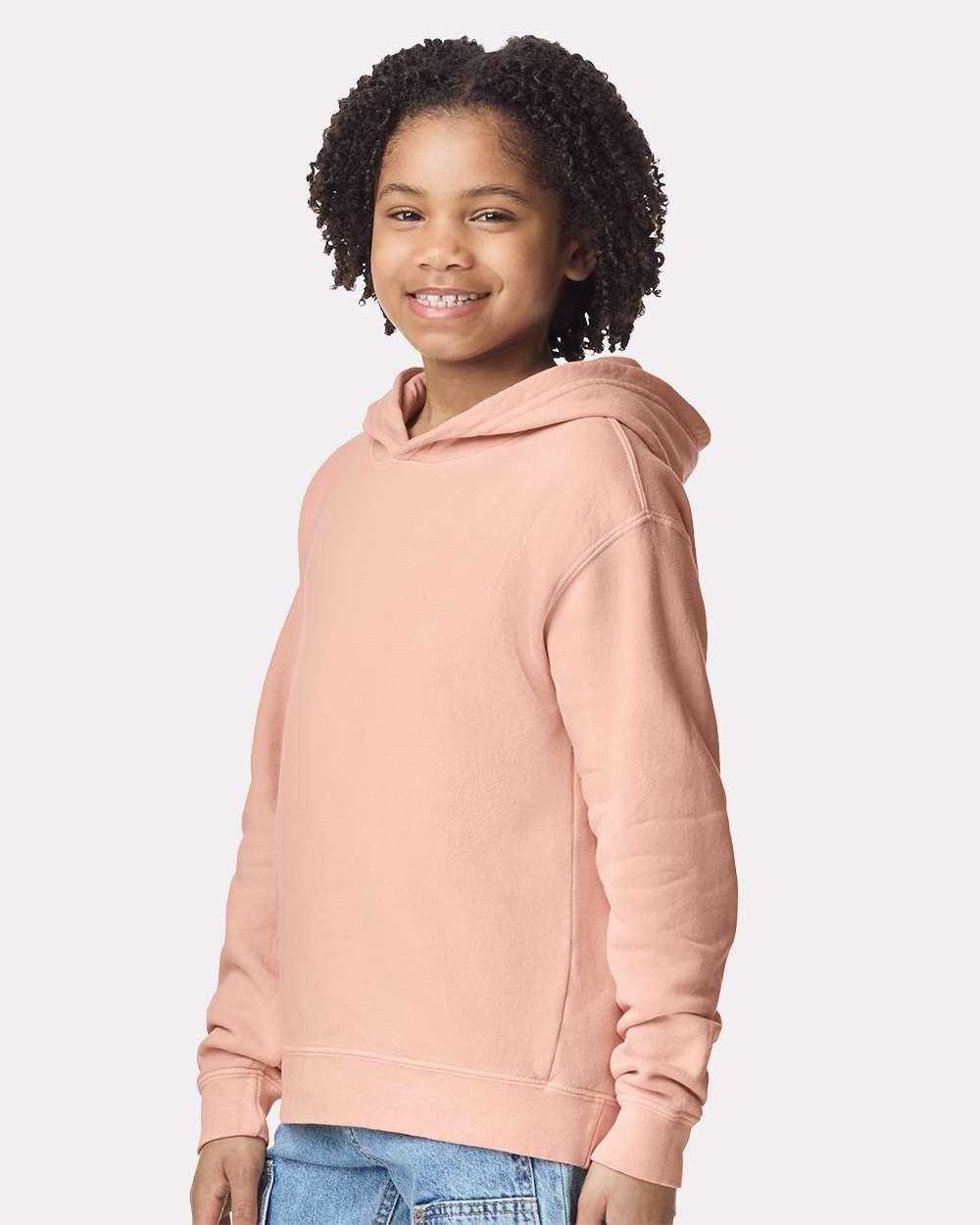 Comfort Colors Youth Garment-Dyed Lightweight Hooded Sweatshirt - 1467Y Peachy
