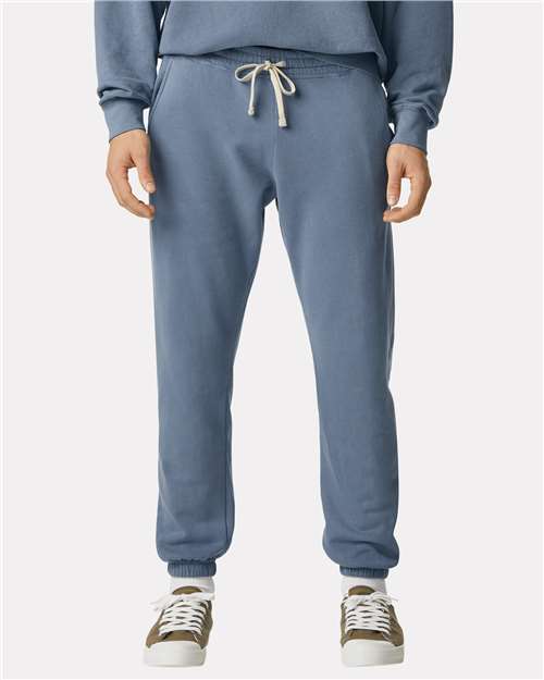 Comfort Colors Unisex Garment-Dyed Lightweight Fleece Sweatpants - 1469 - 1469C Blue Jean