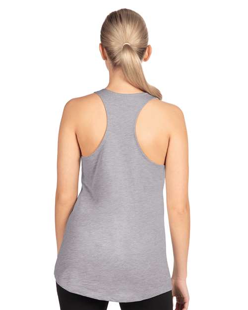 Next Level Women's Ideal Racerback Tank - 1533 Heather Grey