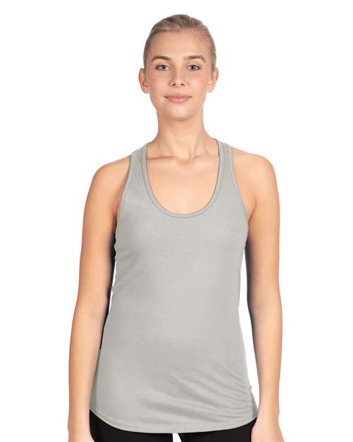 Next Level Women's Ideal Racerback Tank - 1533 Silver