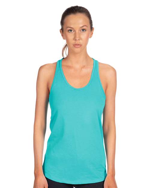 Next Level Women's Ideal Racerback Tank - 1533 Tahiti Blue