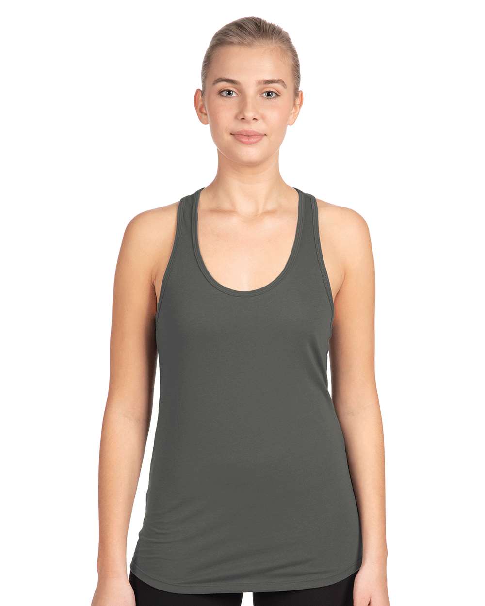 Next Level Women's Ideal Racerback Tank - 1533 Dark Grey