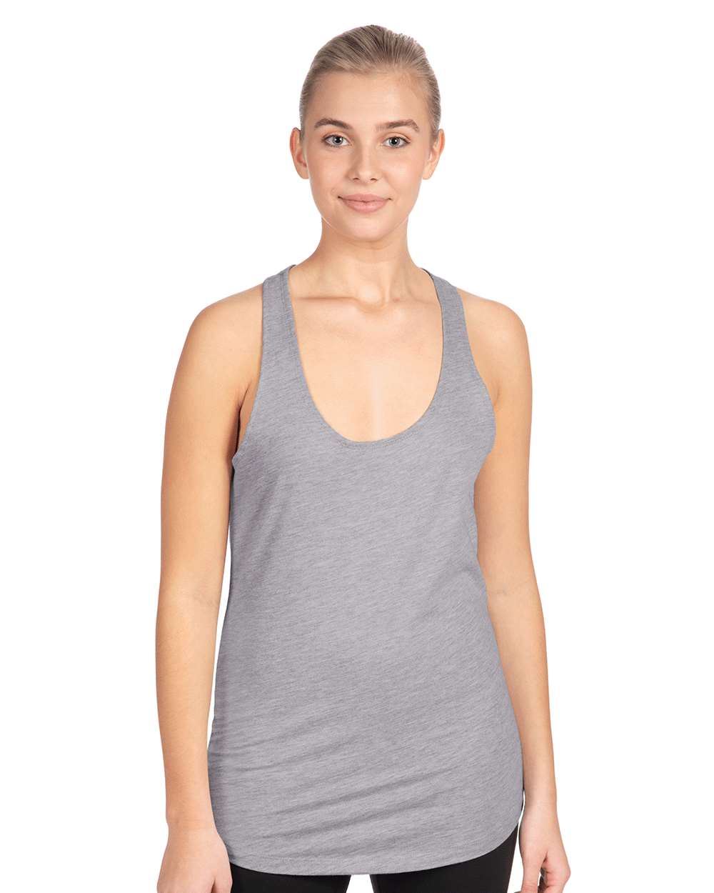 Next Level Women's Ideal Racerback Tank - 1533 Heather Grey
