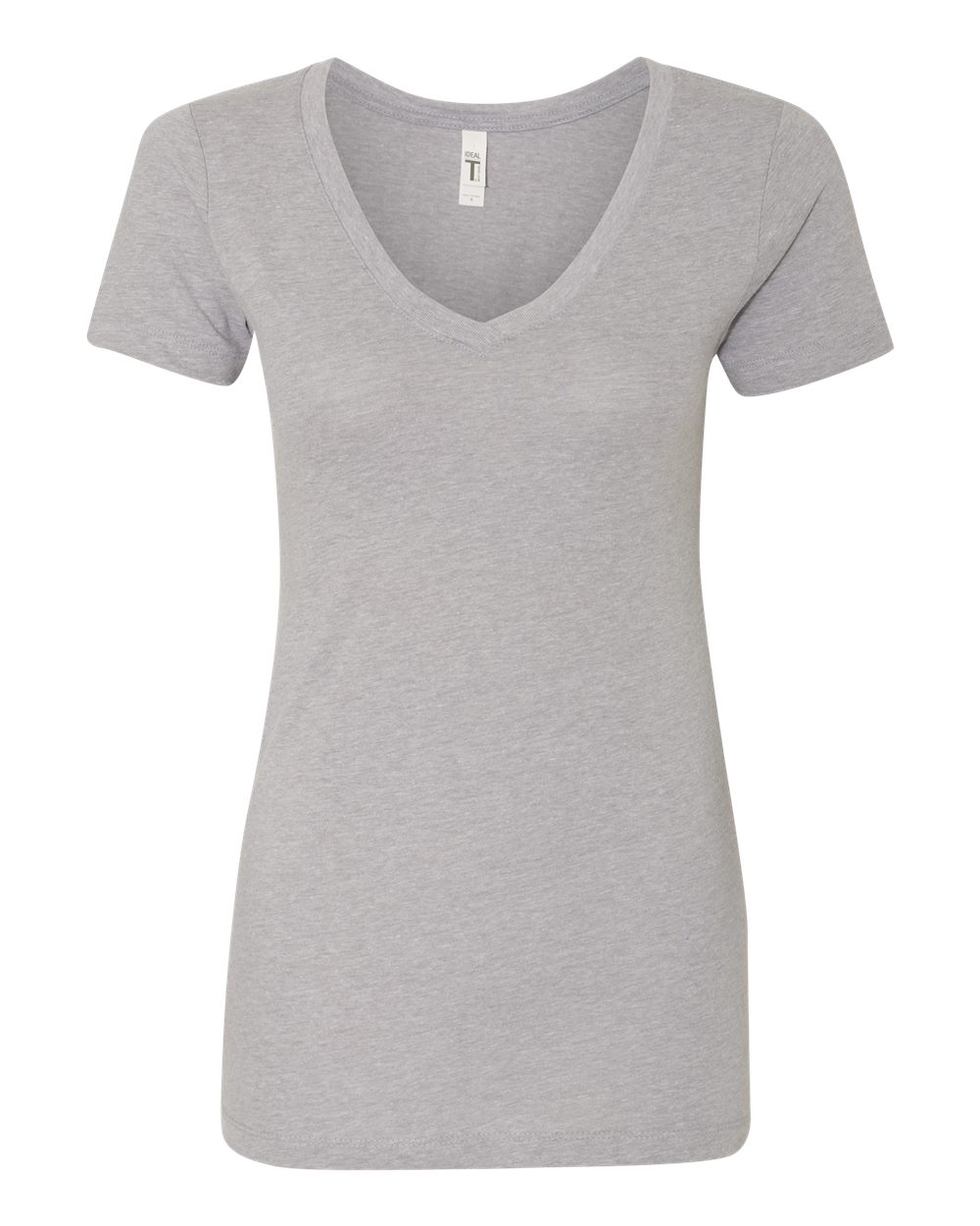 Next Level Women's Ideal V-Neck T-Shirt - 1540 Heather Grey