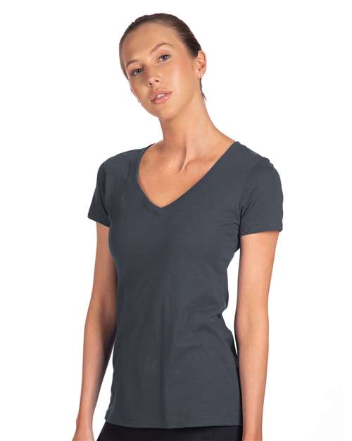 Next Level Women's Ideal V-Neck T-Shirt - 1540 Indigo