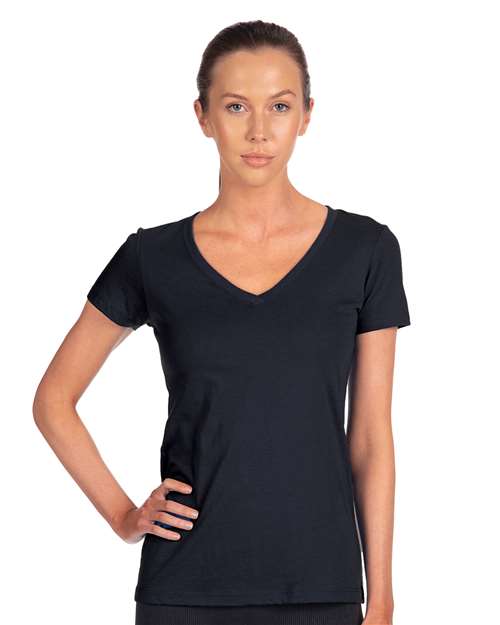 Next Level Women's Ideal V-Neck T-Shirt - 1540 Midnight Navy
