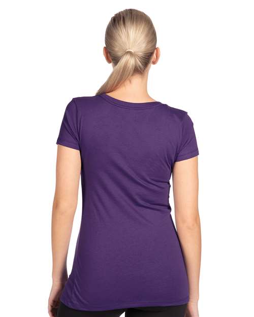 Next Level Women's Ideal V-Neck T-Shirt - 1540 Purple Rush