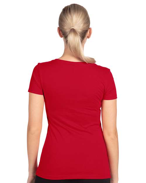 Next Level Women's Ideal V-Neck T-Shirt - 1540 Red