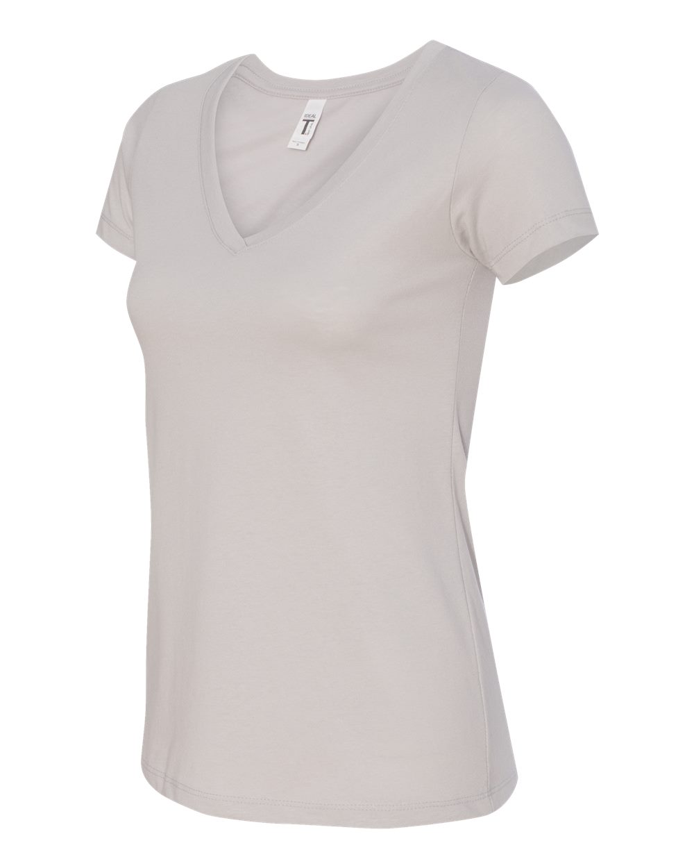 Next Level Women's Ideal V-Neck T-Shirt - 1540 Silver