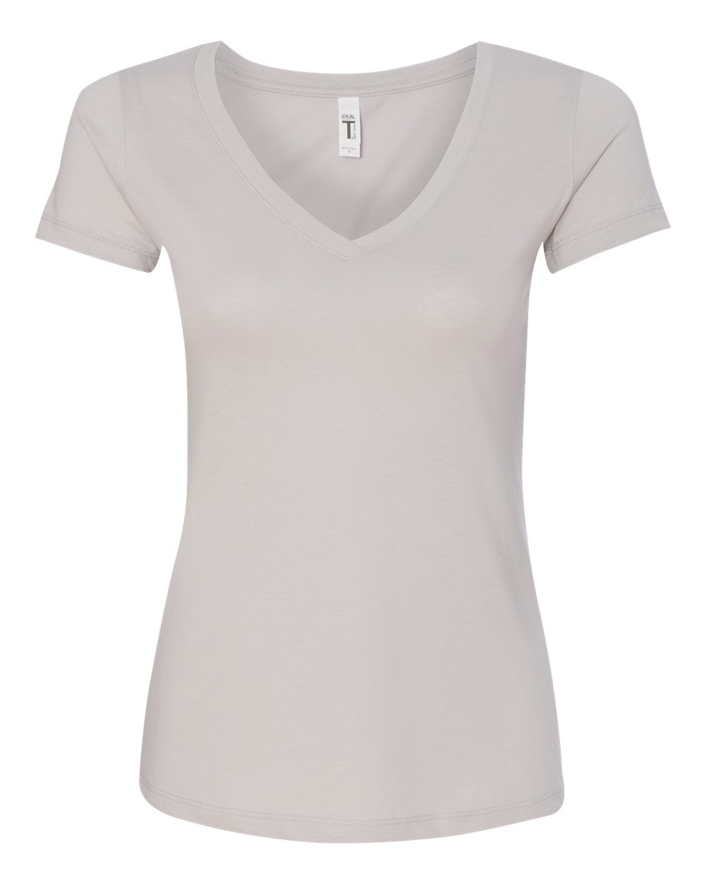 Next Level Women's Ideal V-Neck T-Shirt - 1540 Silver