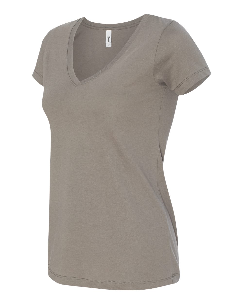 Next Level Women's Ideal V-Neck T-Shirt - 1540 Warm Grey