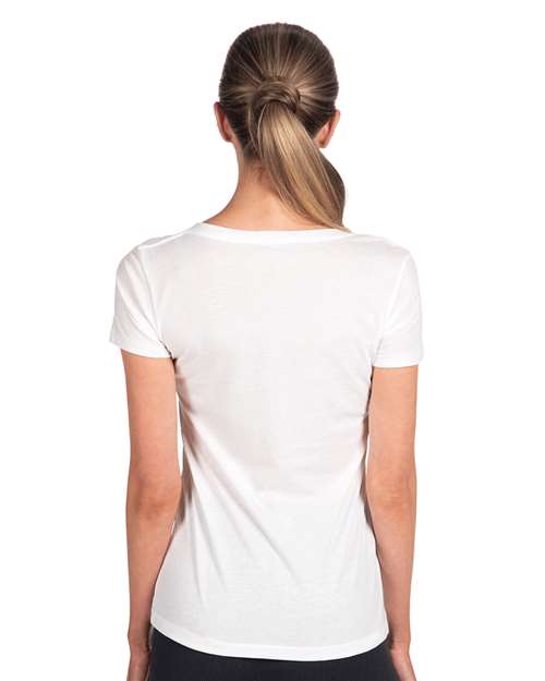 Next Level Women's Ideal V-Neck T-Shirt - 1540 White