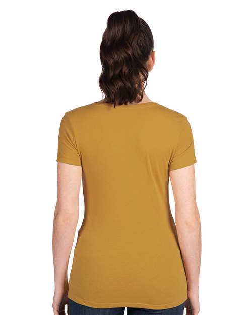 Next Level Women's Ideal V-Neck T-Shirt - 1540 Antique Gold