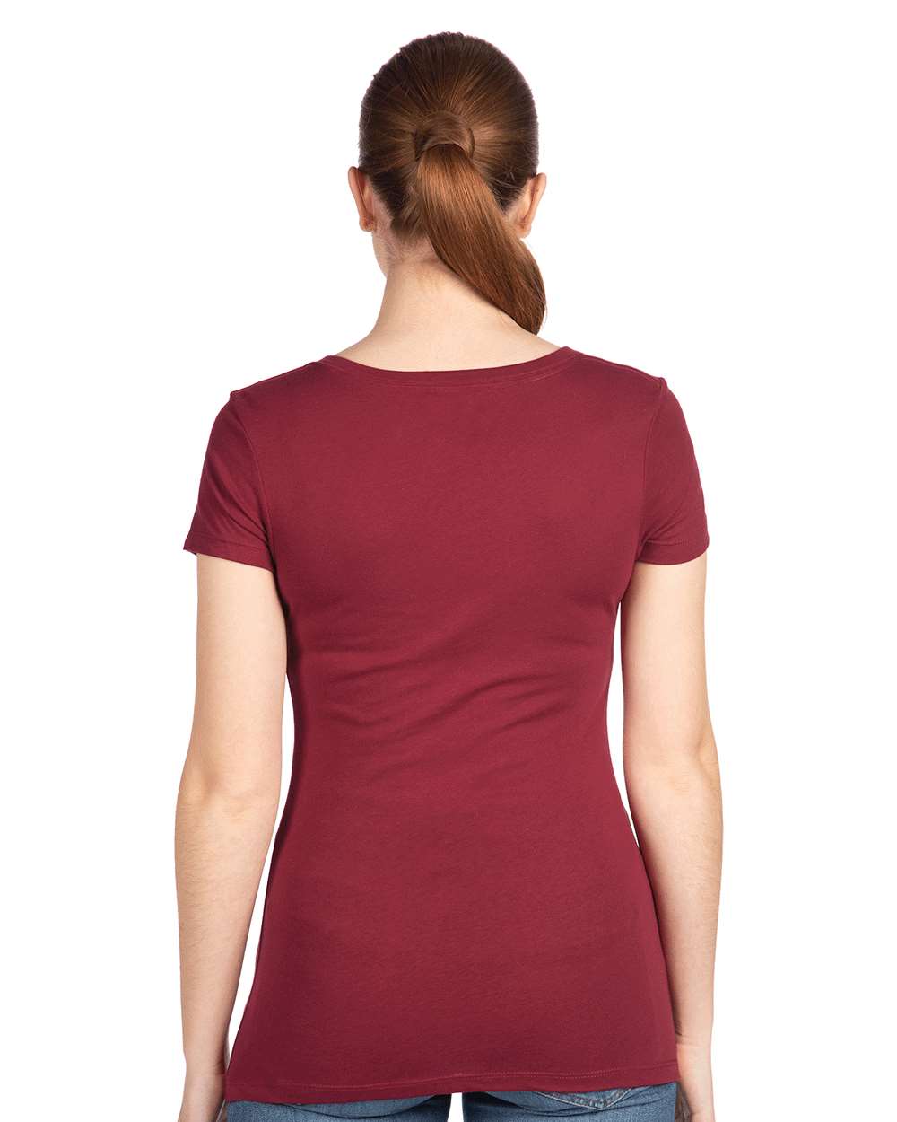 Next Level Women's Ideal V-Neck Tee - 1540 Cardinal